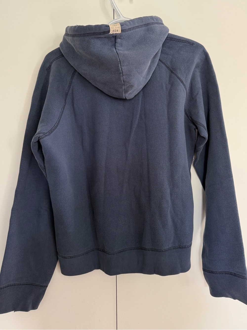 Vintage Navy Blue Pullover Hoodie: Hollister - Picture 4 of 5